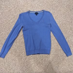 Tommy Hilfiger XS Periwinkle V-Neck Sweater
